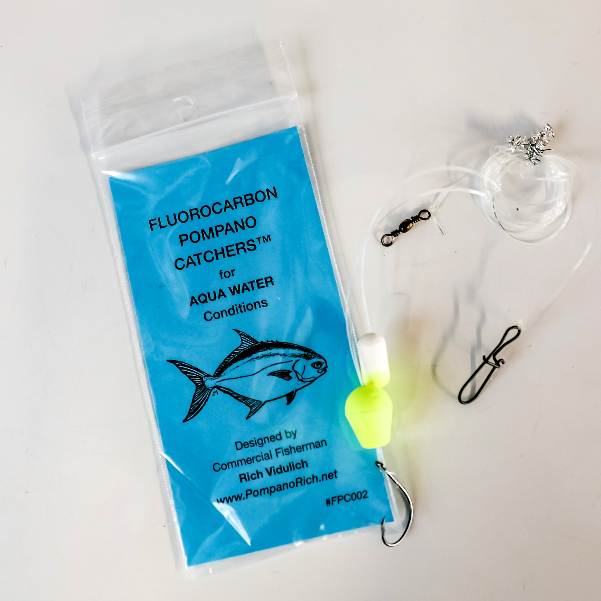 Pompano Rich Rigs Chartreuse – Bay Breeze Bait & Tackle